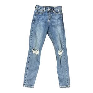 Topshop Moto Jeggings Denim Leggings Jeans sz 26